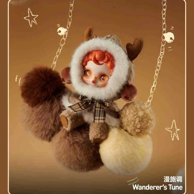 Original Edition Skullpanda Winter Symphony Series Vinyl Dolls Cute Vinyl Skullpanda Pendant Mystery Box Collection Toys Gift