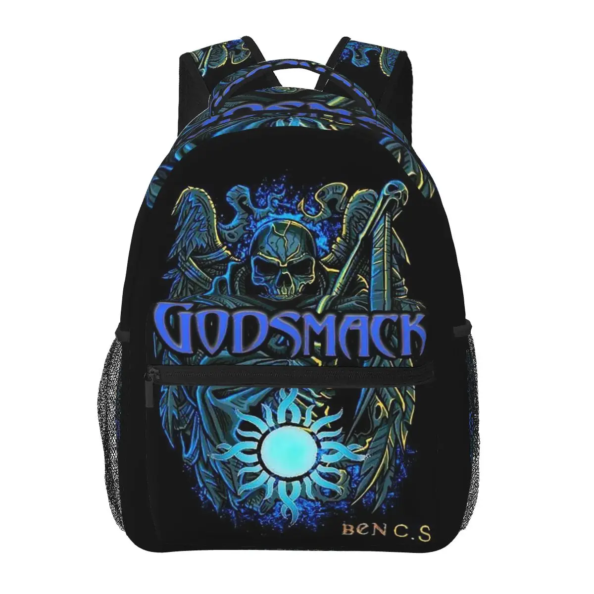 Godsmack Retro Rock Band Mochila para estudiantes, mochila escolar, mochila de viaje para senderismo, mochila de moda para hombres y mujeres, bolsos de hombro
