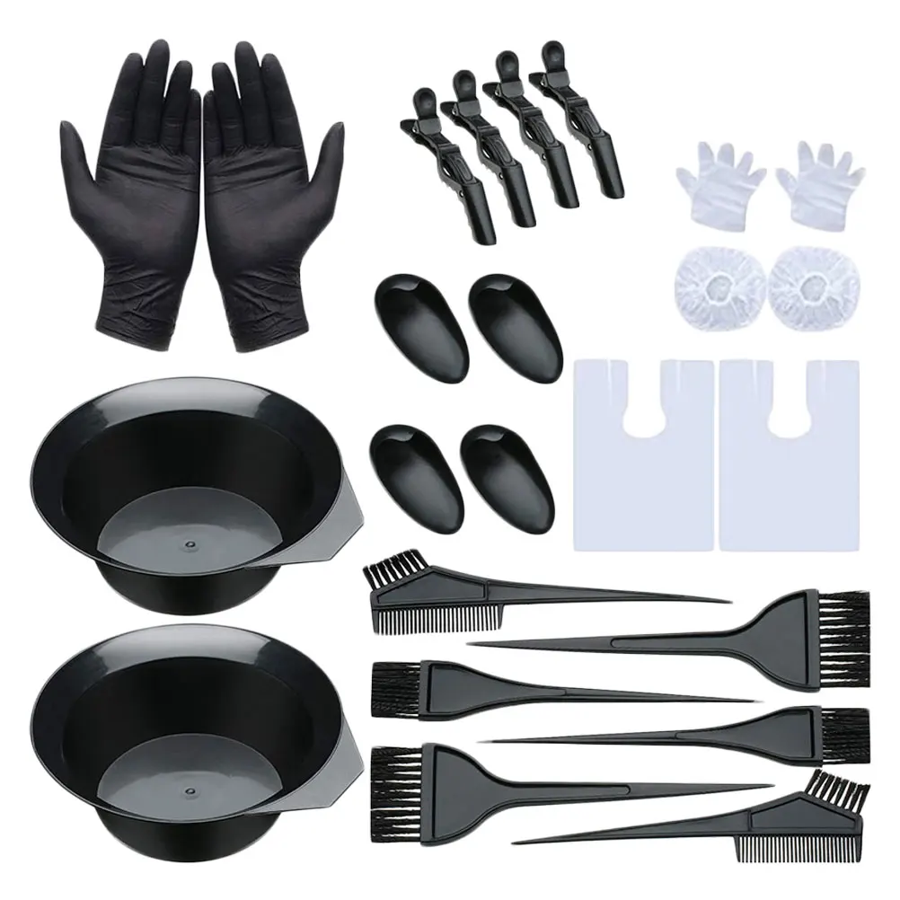 

For Tool Dye Home Tinting Tool Salon Use Hair Coloring Kit Tinting Set For Men Women Hair Dye Kit
