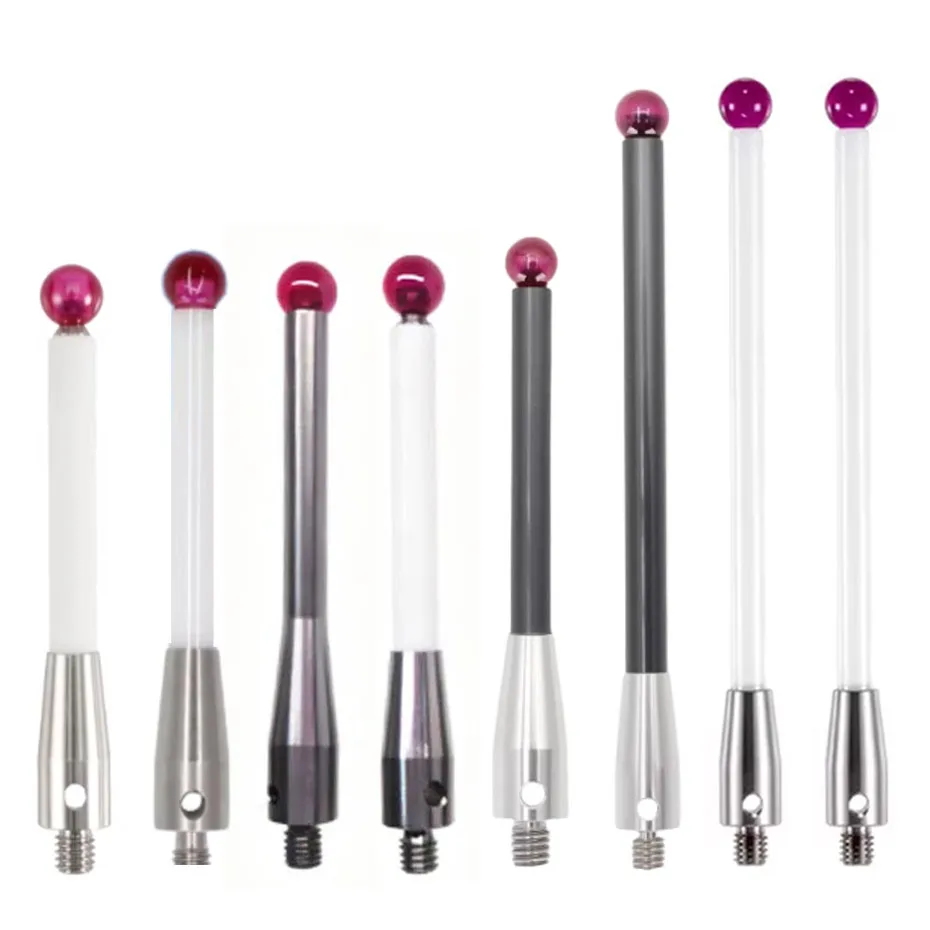 CNC machine probe M4 ruby ceramic measuring needle hollow ceramic rod/solid ceramic rod A-5000-3709/3712 Renishaw 6.0mm