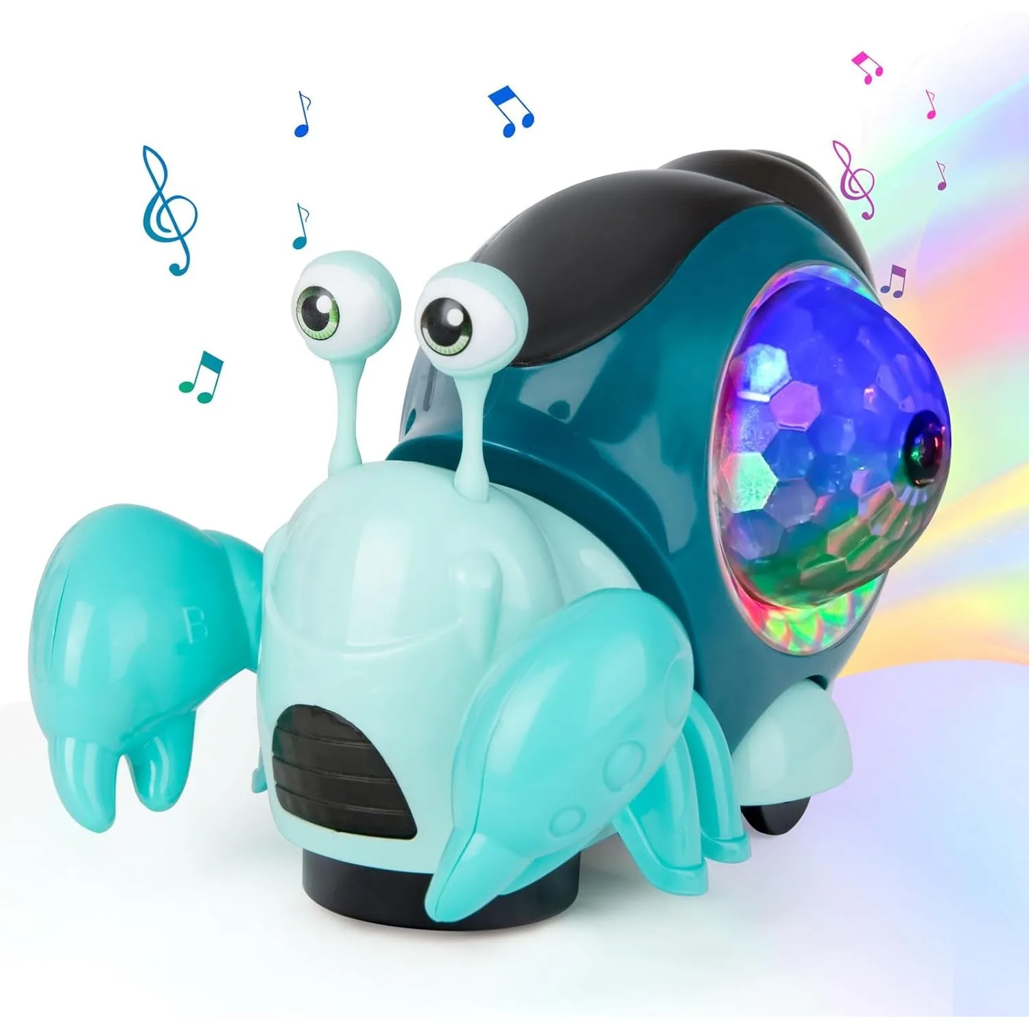 Electric Hermit Crab Universal Driving Lighting Music Novelty Toys Educational Early Education copy