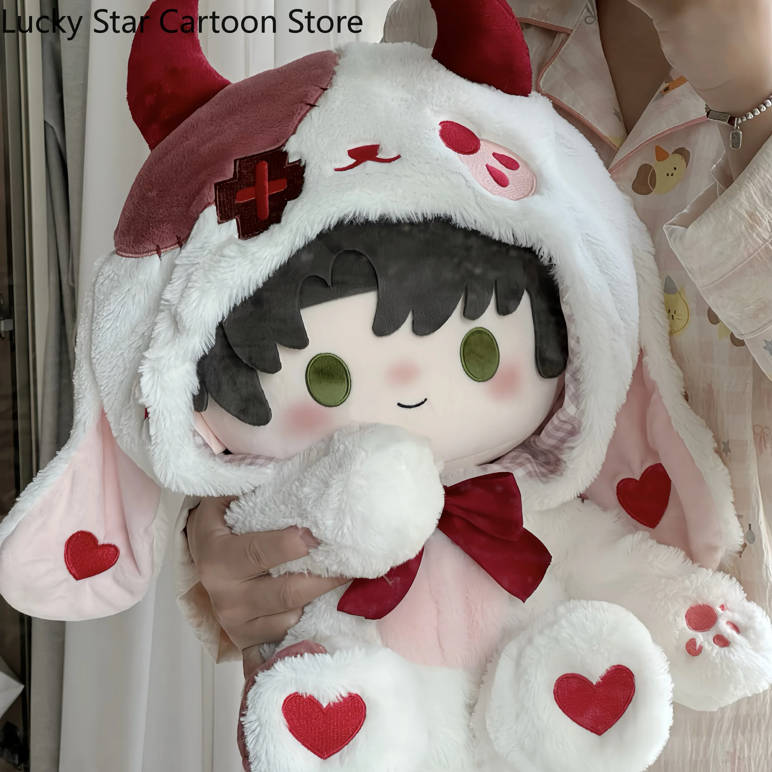 愛と宇宙深部悪魔ウサギ漫画服フィット 35 センチメートル 40 センチメートルボディドレスアップボディスーツ服コスプレかわいいハロウィンギフト