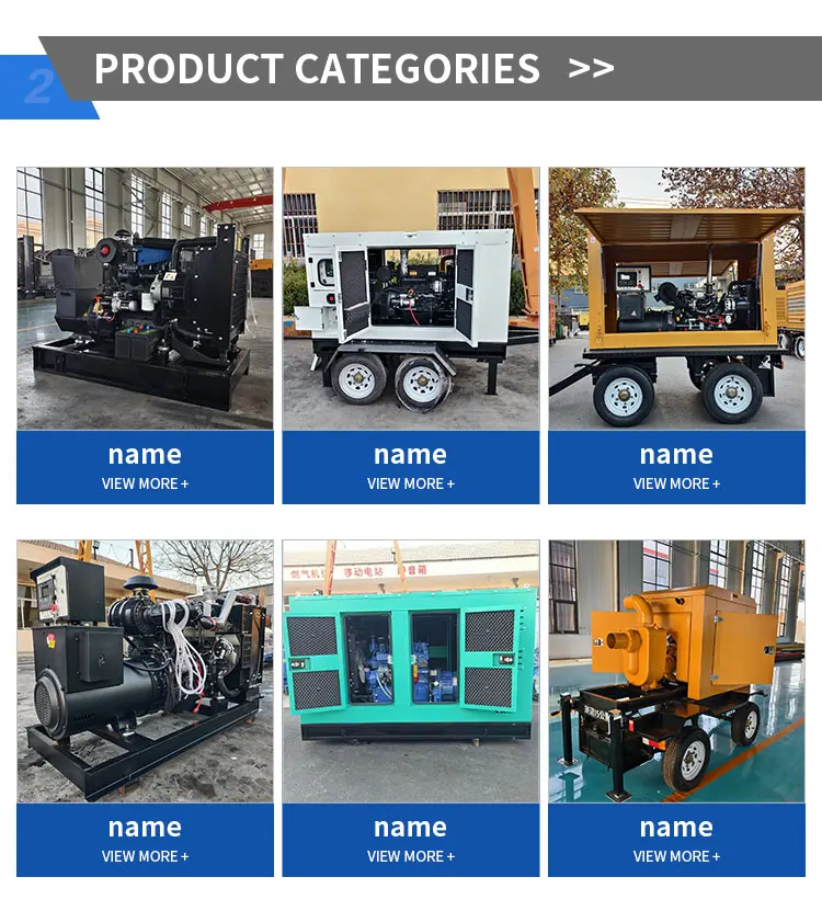 20kW 40kW 60kW Compact Trailer Diesel Generator Quiet Mobile Power Plant For Garden Farm Emergency Supply Use