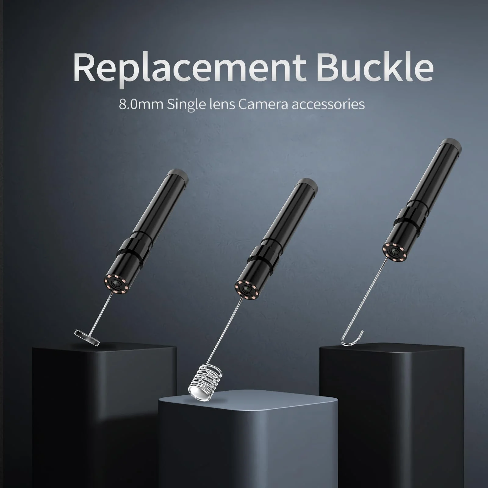 Câmera endoscópica com tela de 4,3 polegadas com luz 1080P HD câmera de inspeção IP67 câmera cobra à prova d'água cabo semi-rígido