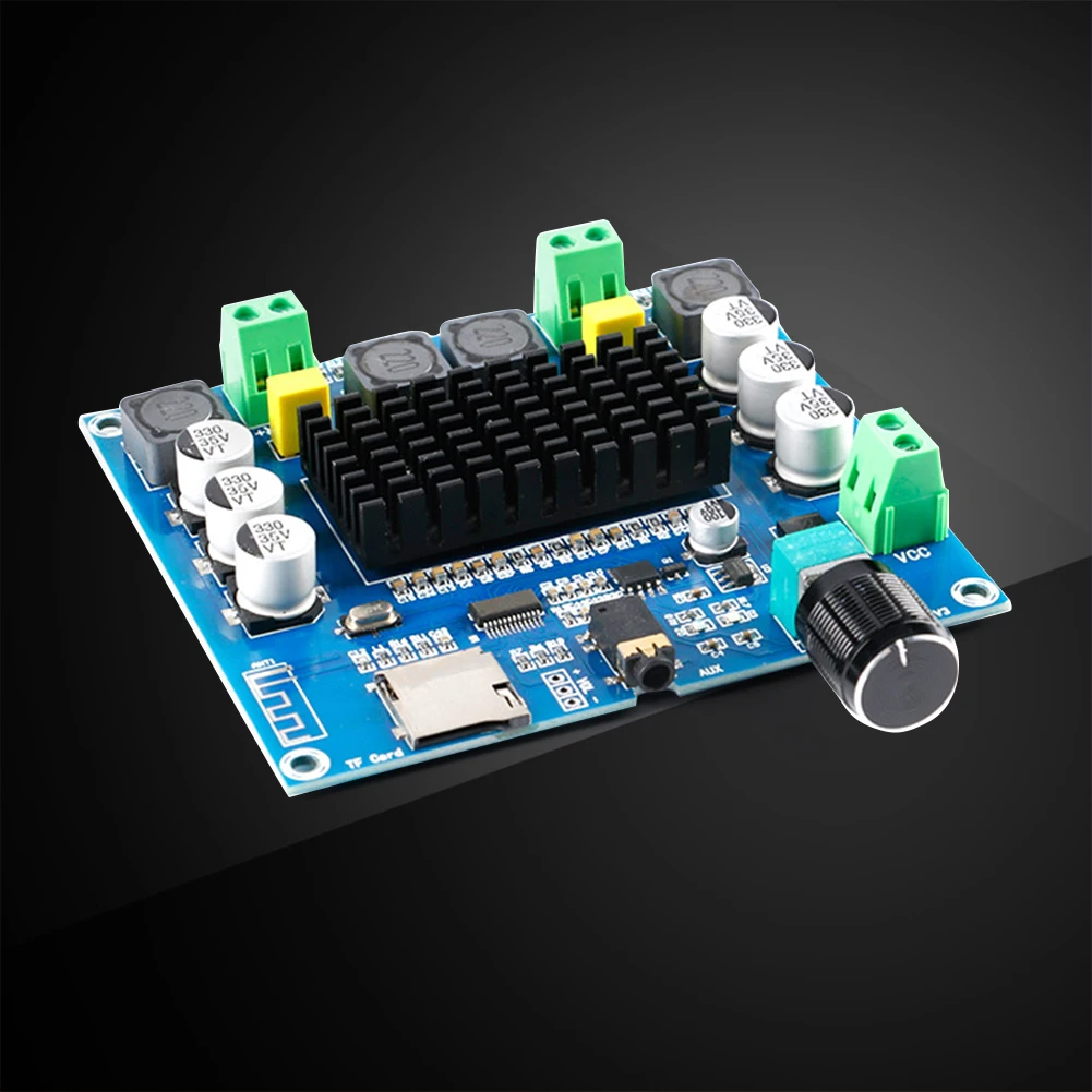 Carte d'amplificateur de puissance compatible Bluetooth TDA7498, technologie audio haute puissance XH-A105, prend en charge AUX pour les haut-parleurs, cinéma maison bricolage