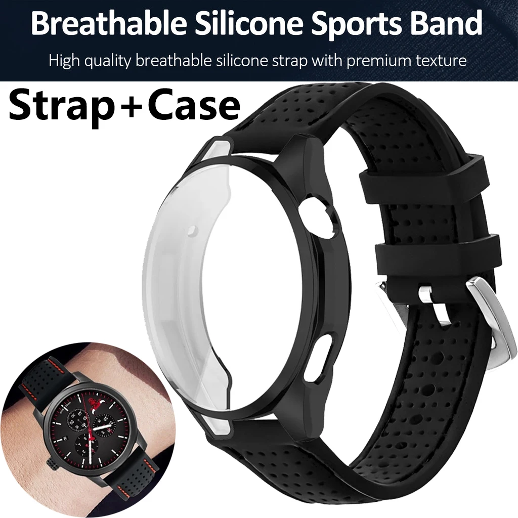 

Мягкий силиконовый резиновый ремешок для часов Huawei GT6 46 мм Pro, спортивный водонепроницаемый дышащий браслет для мужчин и женщин, быстросъемный ремешок на запястье