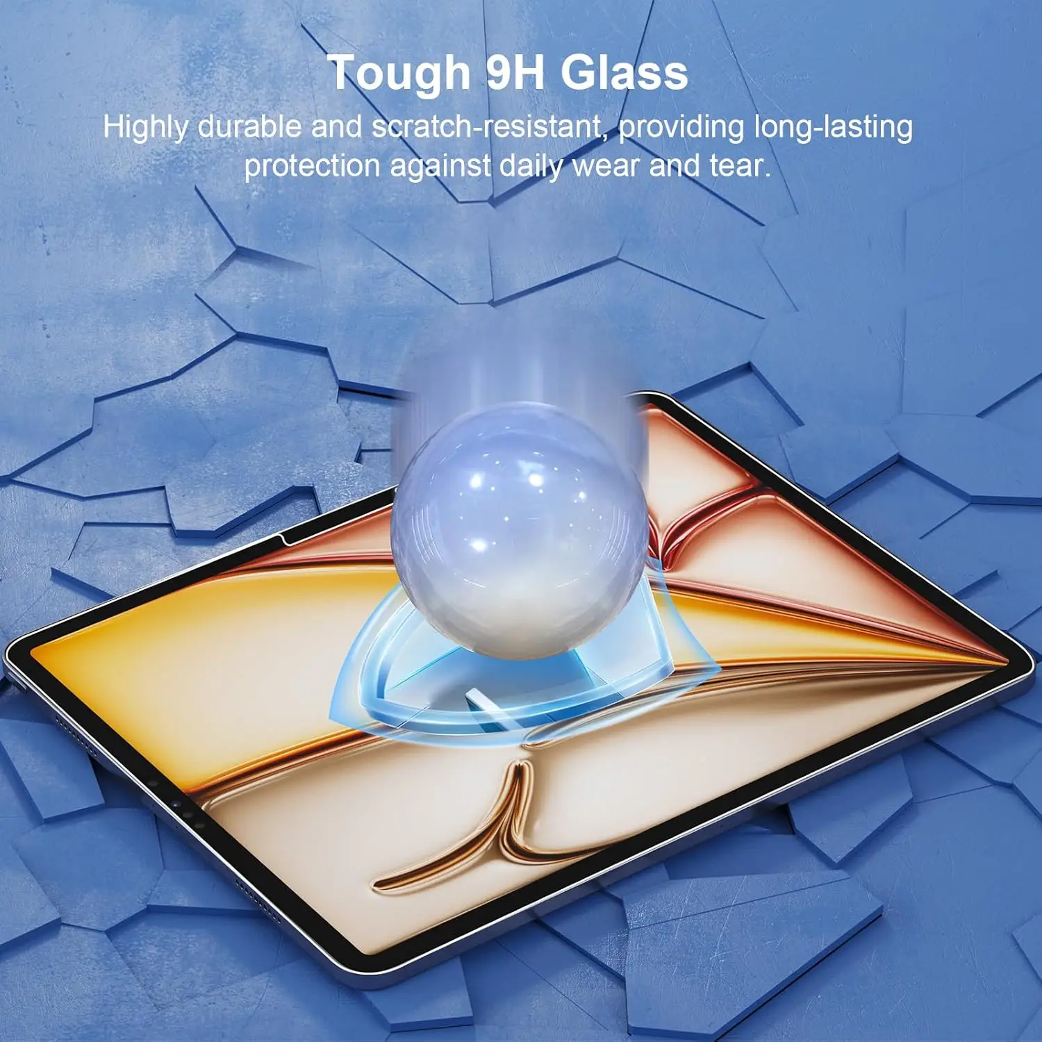 Dla iPad Air 13 2025 M3 Szkło hartowane na ekran 13-calowy tablet Anti Scratch HD Przezroczysta folia ochronna A3269 A3268 A3271 — zdjęcie produktu 6