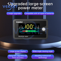 DC 12V 24V 36V 48V 72V Battery Capacity Voltage Meter Battery Capacity Gauge Indicator Battery Indicator Monitors With Alarm