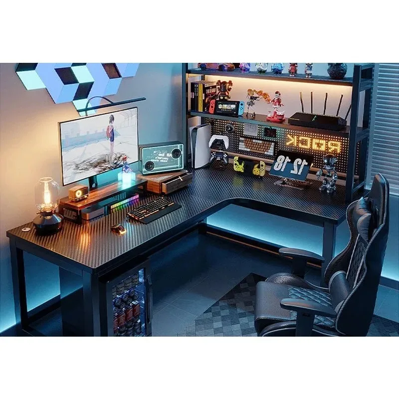 Adjustable Height L Shaped Cor - مراجعة Esports Gaming Furniture وسعره