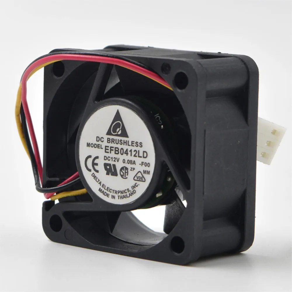 

2pcs 4cm Fan for Delta EFB0412LD 4020 40mm 12V 0.08A Dual Ball Mute Cooling Switch Chassis & Power Supply