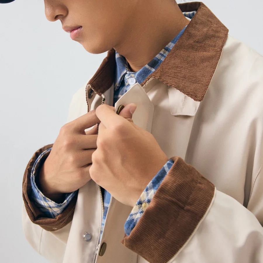 Tooling Coat Men Japanese Streetwear Vintage Fashion Loose Casual Cargo Trench Coat Cityboy Hunting Jacket Overcoat Outerwear - Image 4