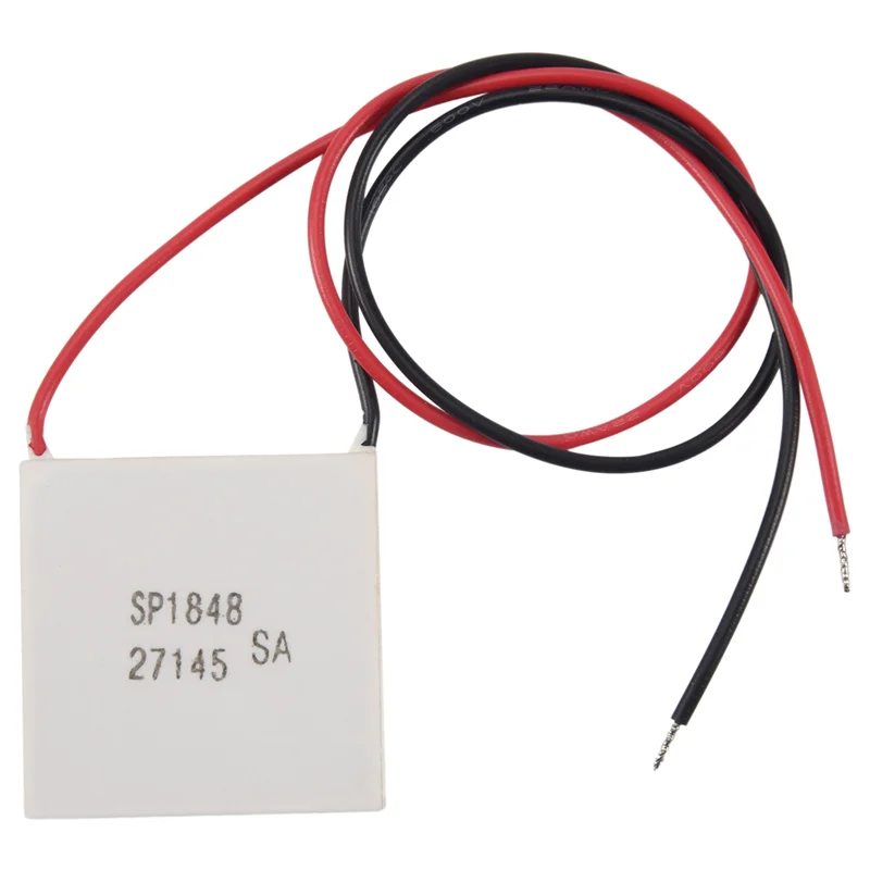 AED6-Thermoelectric Peltier Module, High Temperature Thermoelectric Power Generator Peltier TEG 150Celsius,White 40X40mm