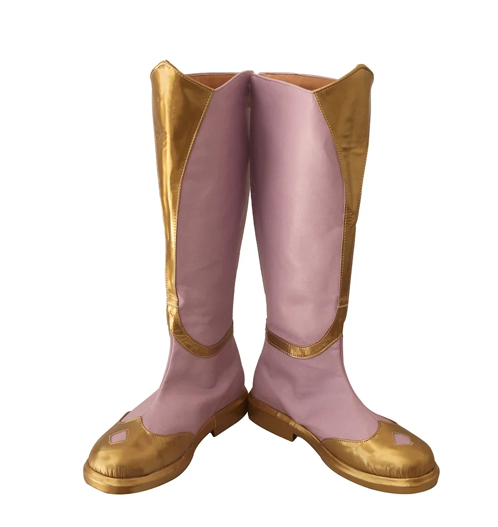 Hot Game Lol Elementalist Lux Skin Cosplay Laarzen Roze Schoenen Op Maat Gemaakt Elke Maat