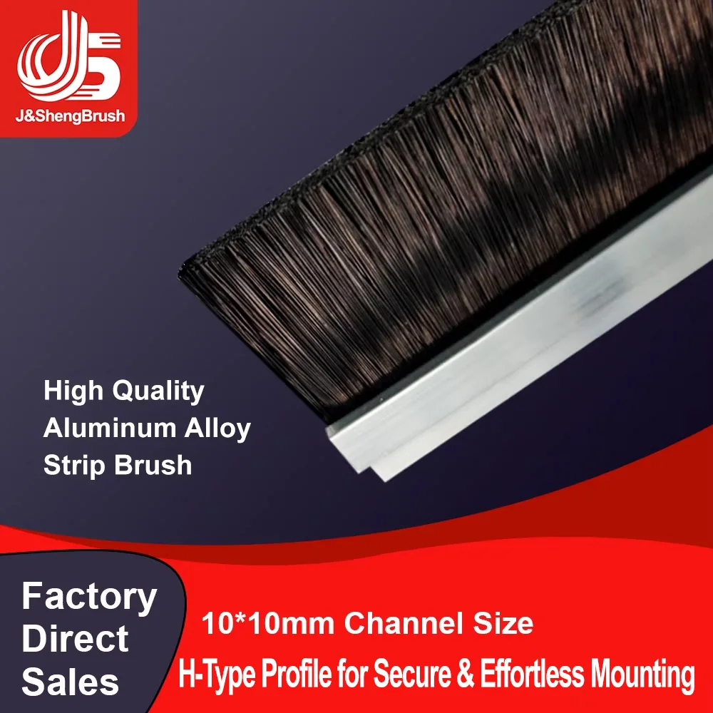 

Aluminum Alloy Sealing Strip Brush Metal Cleaning Industrial Hand Tool Mechanical Workshop Woodworking Dust Removal DIY Tool