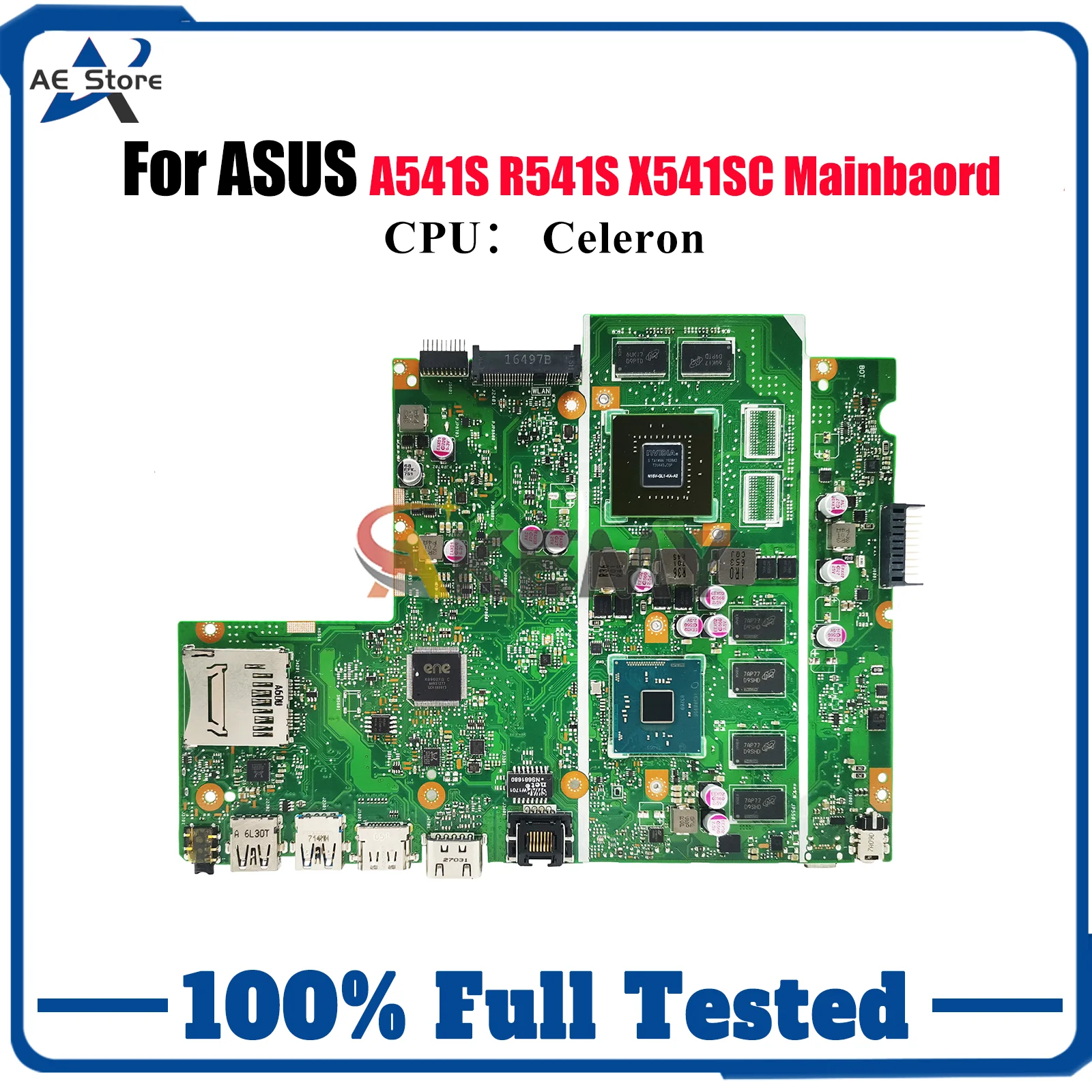 ASUS VivoBook R541S F541S X541S D541S X541SC A541S 메인보드용 X541SC 노트북 메인보드 (셀러론 CPU 탑재) 100% 테스트 완료 OK stk