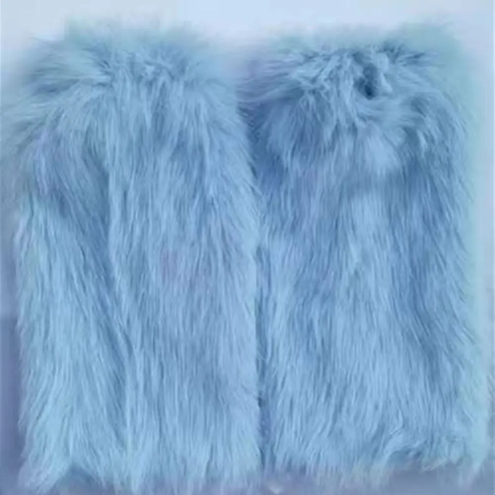 خمر Y2K الشتاء تدفئة الساق Harajuku غطاء للقدم أفخم أغطية الساق Kawaii لوليتا JK فروي تدفئة الساق الشارع الشهير