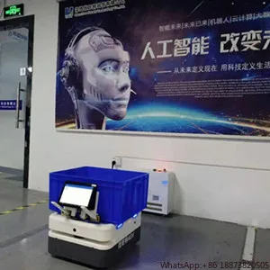 AGV Transport Warehouse Carry 300kg Logistics Robots Support Secondary Development Autonomous Factory Delivery Robot AMR agv