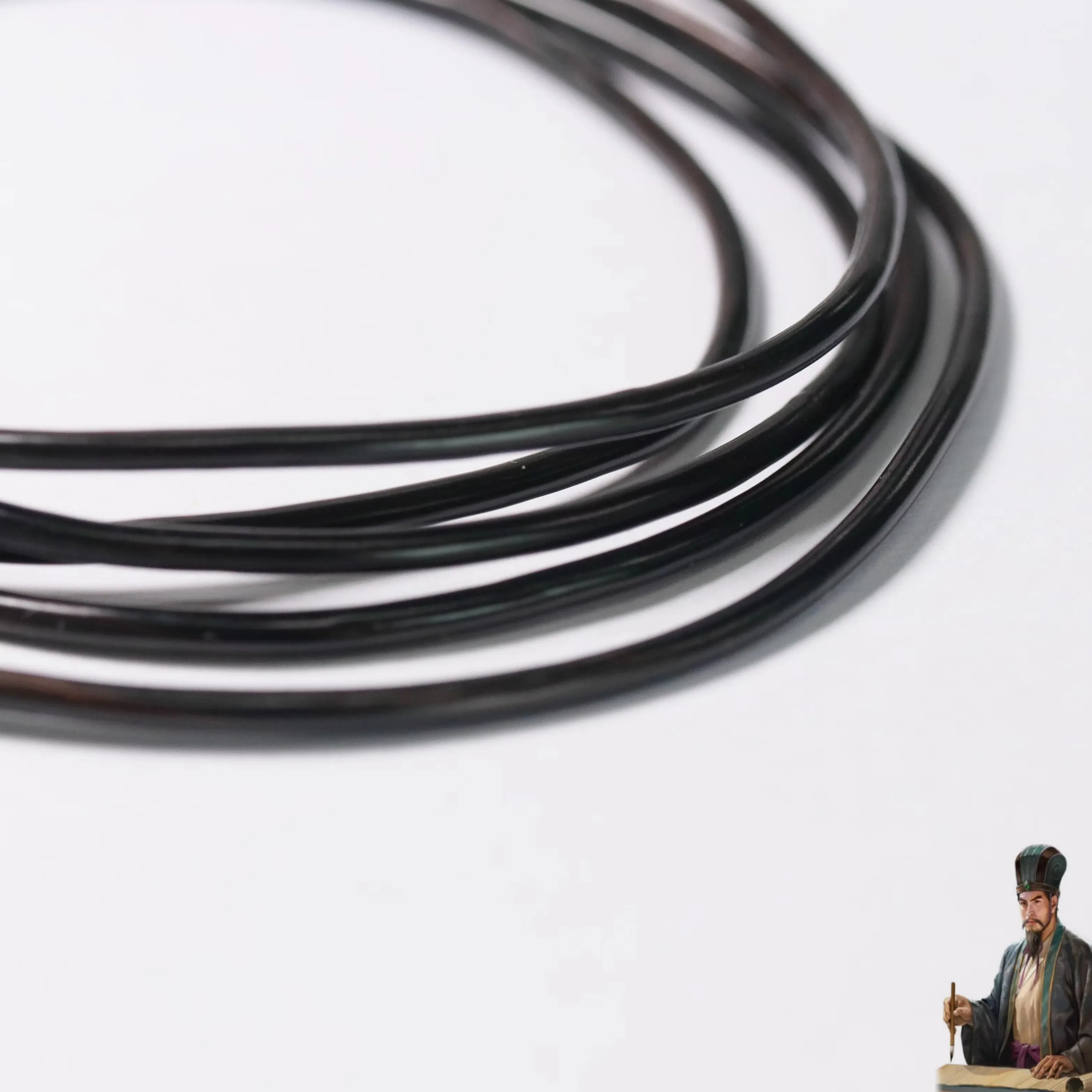 Coaxial shielded high-purity single crystal copper earphone upgrade cable