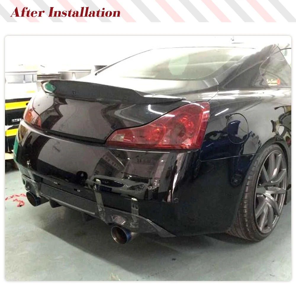 Rear Diffuser For Infiniti G37 G37S Coupe 2-Door 2009-2013 Carbon Fiber / FRP Rear Kits Car Rear Bumper Lip Not for US Version