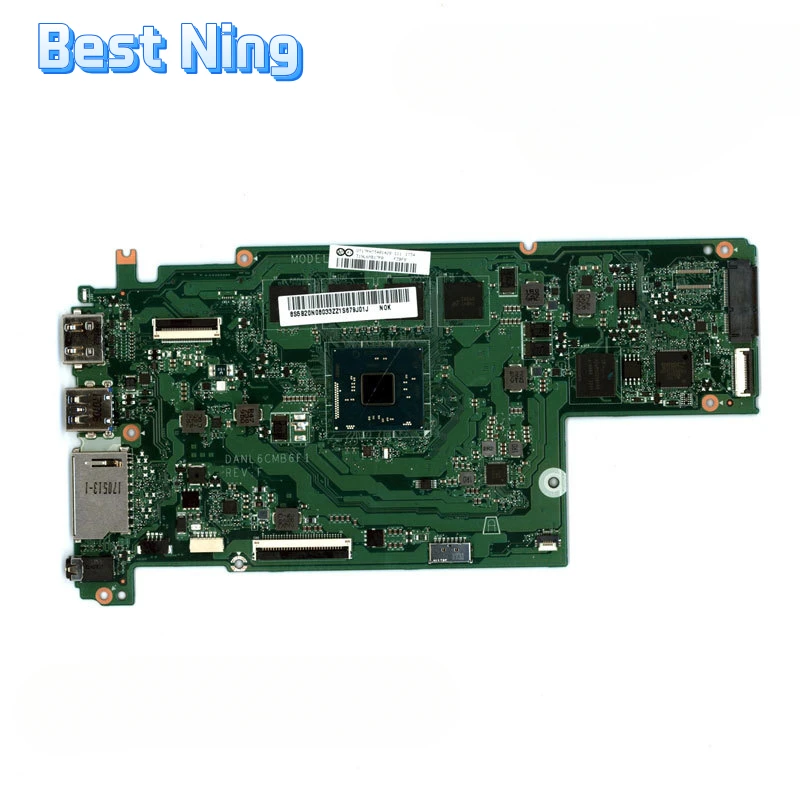 

For Lenovo N23 Chromebook Laptop Motherboard DANL6CMB6F1 Mainboard CPU N3060 N3160 RAM 4G Tested Ok