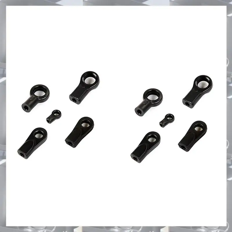 Zestaw końcówek drążków kierowniczych A84F-10X z tworzywa sztucznego do pojazdów HPI KM RV Baja 5B 5T 5Sc w skali 1/5 - 85007 i zdalnie sterowanych