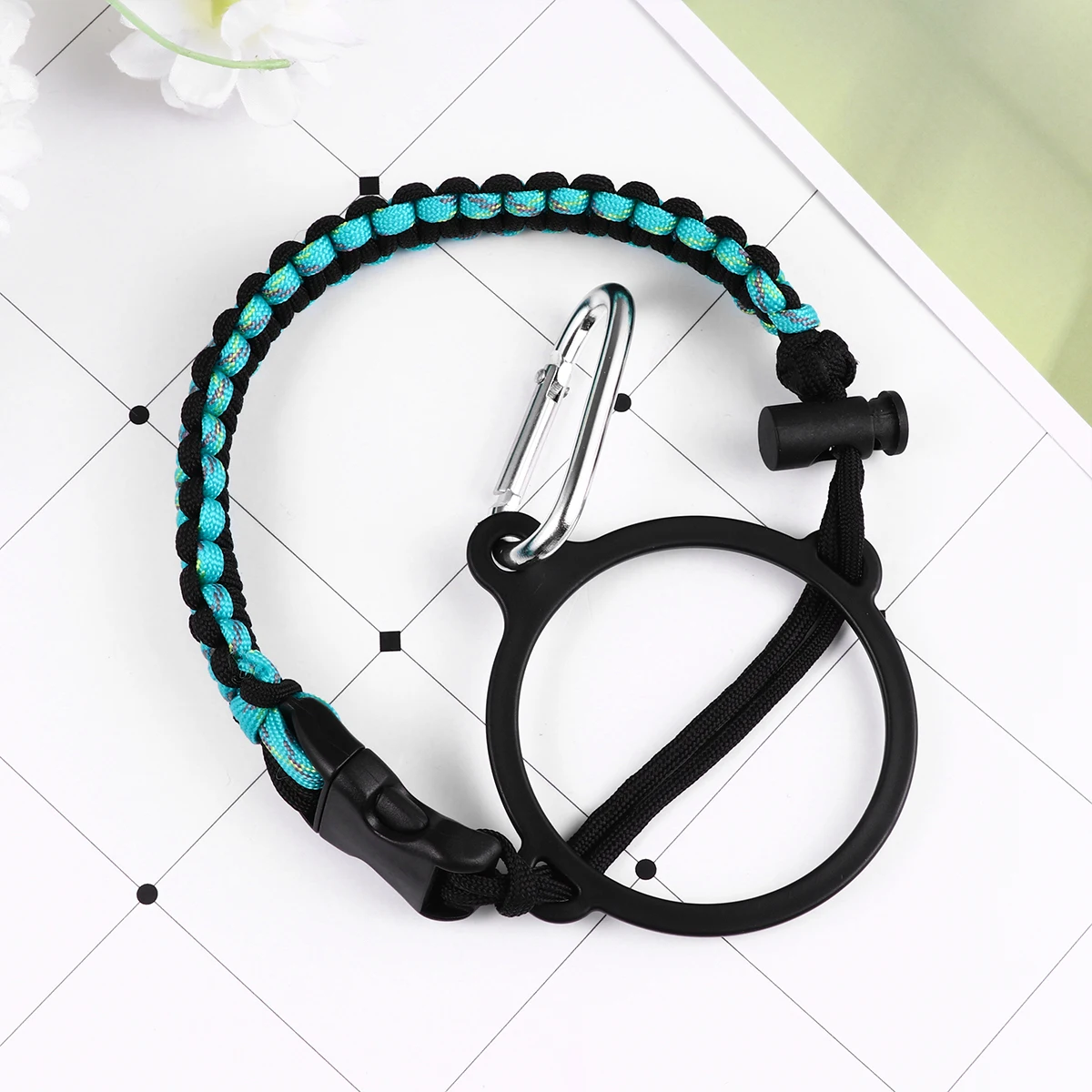 

2 PCS Bottle Parasol Rope Thermal Cup Hand Outdoor Handle for Carabiner Bottleneck Travel