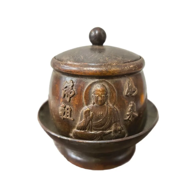 Brass crafts, copper cup, Buddha statue, home decoration ornaments