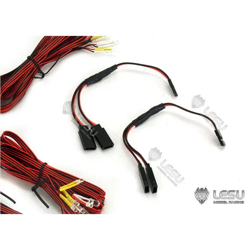 LESU for 1/14 Tamiya Remote Control Model Toy Tractor Truck Dump Truck Universal LED Light Set Truck DIY Accessory Toy