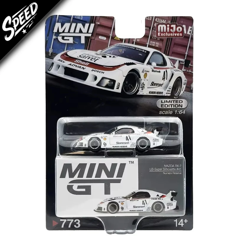 

MINIGT 773 В наличии 1:64 LBWK RX7 LB Super Silhouette # 41, литая под давлением модель диорамы Numero Reserve, коллекция миниатюрных игрушек