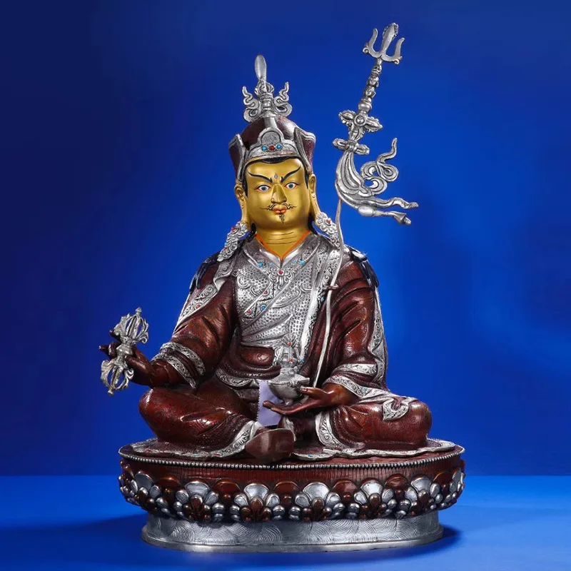 

15 inch Guru Rinpoche Buddha Ornament, Sakya, Rinpoche Buddha Statue