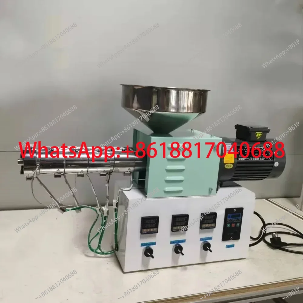 เครื่องอัดรีดพลาสติกขนาดเล็ก SJ35 เครื่องอัดรีดสำหรับห้องปฏิบัติการแบบตั้งโต๊ะ แบบสกรูเดี่ยวขนาดเล็ก