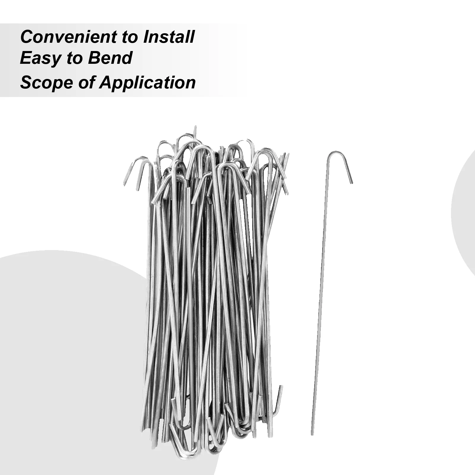 

Fence Ties 100 Pieces Aluminum Wire Ties chain link fence fixing tools for wire mesh fences Multipurpose Strap for garden fences