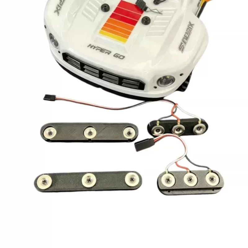 14211 1/14 short card remote control car modification and disassembly car shell magnetic suction car shell kit with light cable