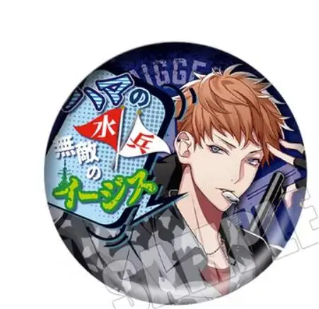 1pc 58mm Anime Division Rap Battle，Hypnosis Mic，DRB Badge Icons Brooch