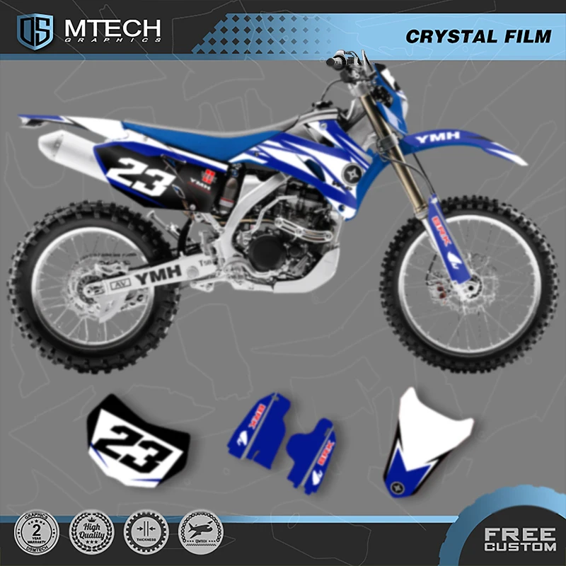 

DSMTECH Motorcycle Graphics Decals Stickers Kits For Yamaha WR250F WRF250 2007- 2014 WR450F WRF450 2007-2011 002