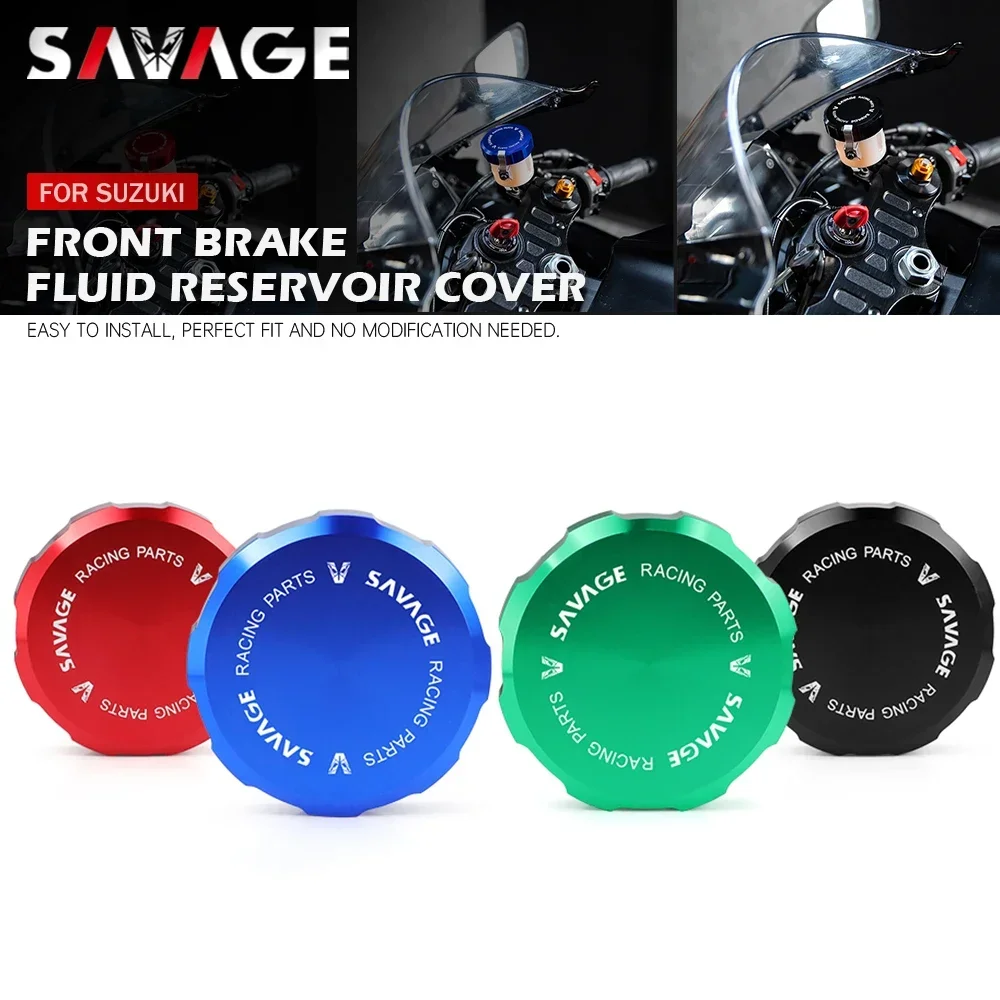 Brake Fluid Reservoir Cover Cap For SUZUKI GSXR600 GSXR750 GSXR1000 SV650 SV1000 GSX600F GSX750F GSX-R SV GSX-F 600 650 700 1000