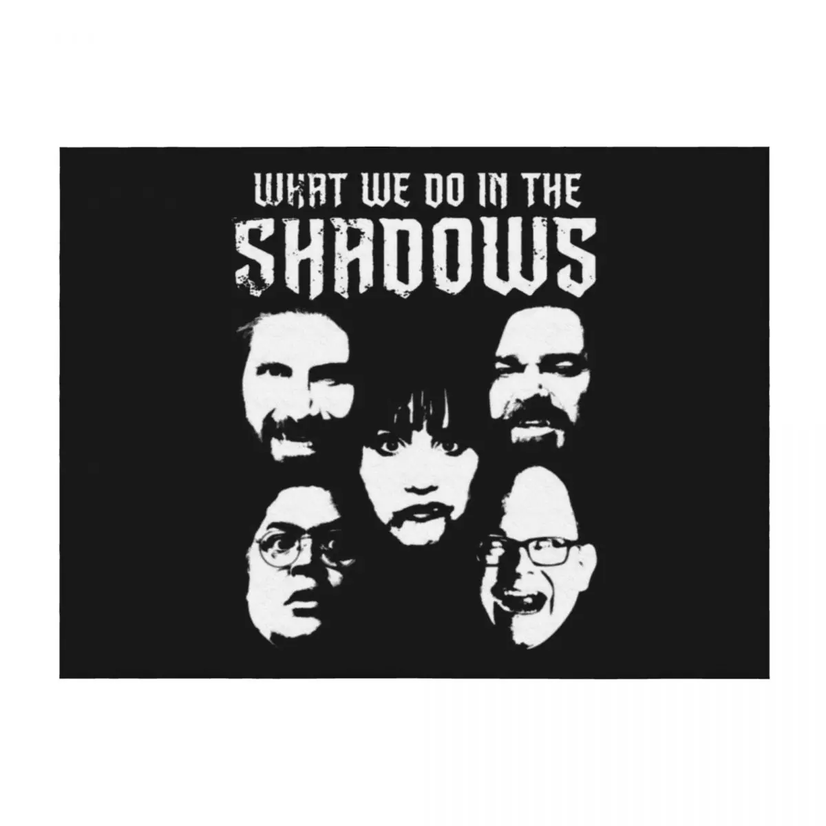 

what we do in the shadows Throw Blanket cosplay anime Giant Sofa Hairy Plaid on the sofa Blankets