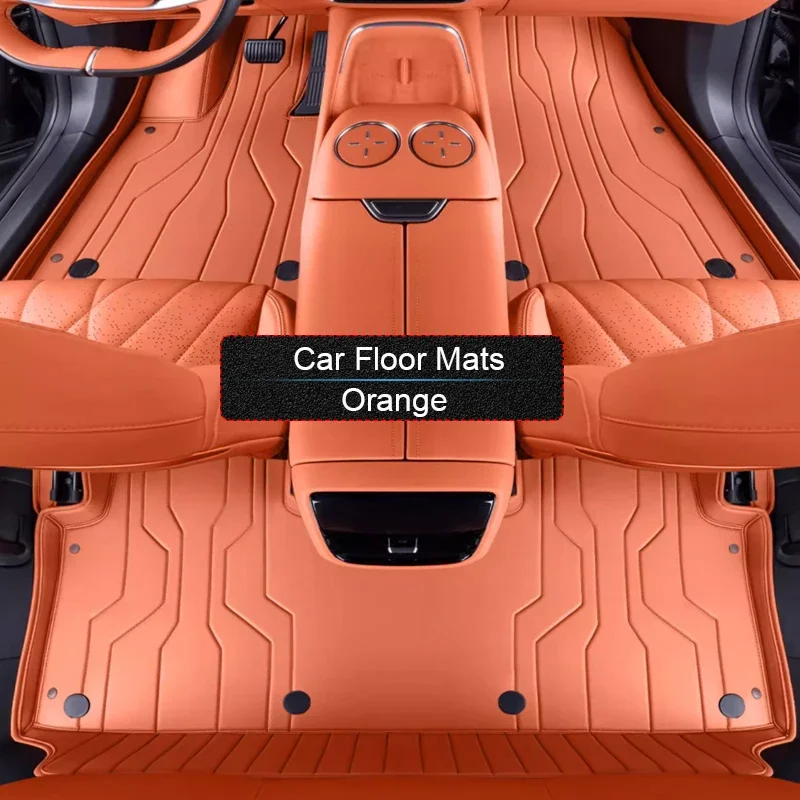 Custom Nappa Leather Car Foot Protect Mat Auto Luxury Waterproof Floor Pad Accessory For CHANGAN DEEPAL S05 2025-Present