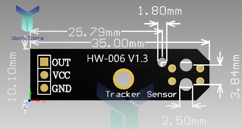 5Pcs TCRT5000 Infrared Reflective Sensor IR Switch Barrier Line Tracking Module 3Pin 5V Sensor For Arduino Smart Car 3.5cm x 1cm