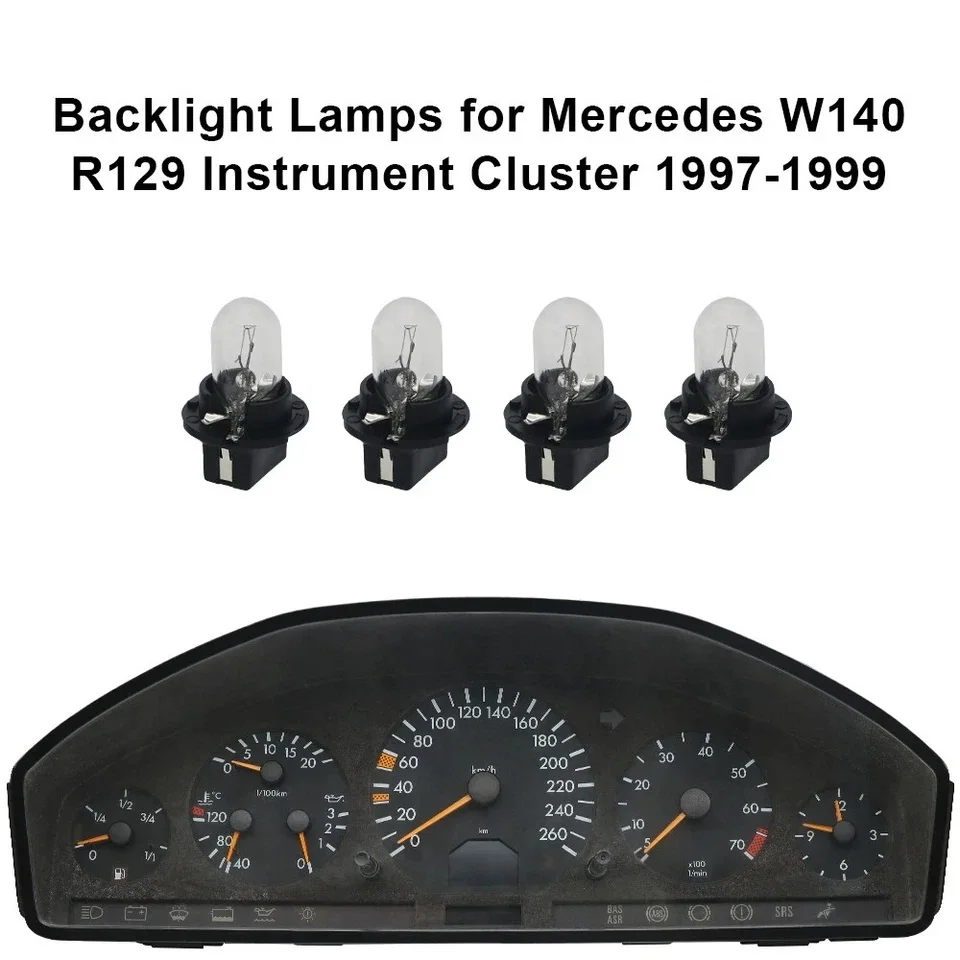 

Backlight Bulbs Kit for Mercedes W140 R129 Instrument Cluster