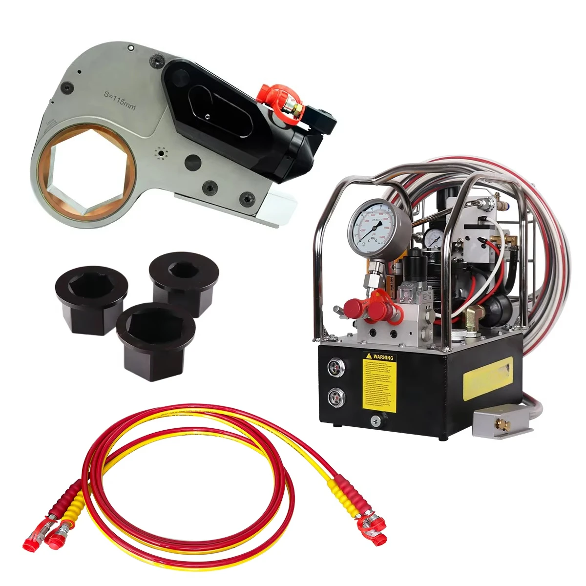 Same Electric Hollow Hydraulic Torque Wrench Ratchet Cassette Hydraulic Torque Wrench