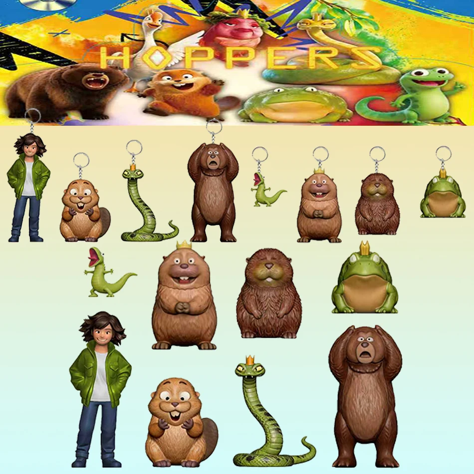 24 stuks/set bever transformatie plan serie blind bag figuurmodel kindercadeau