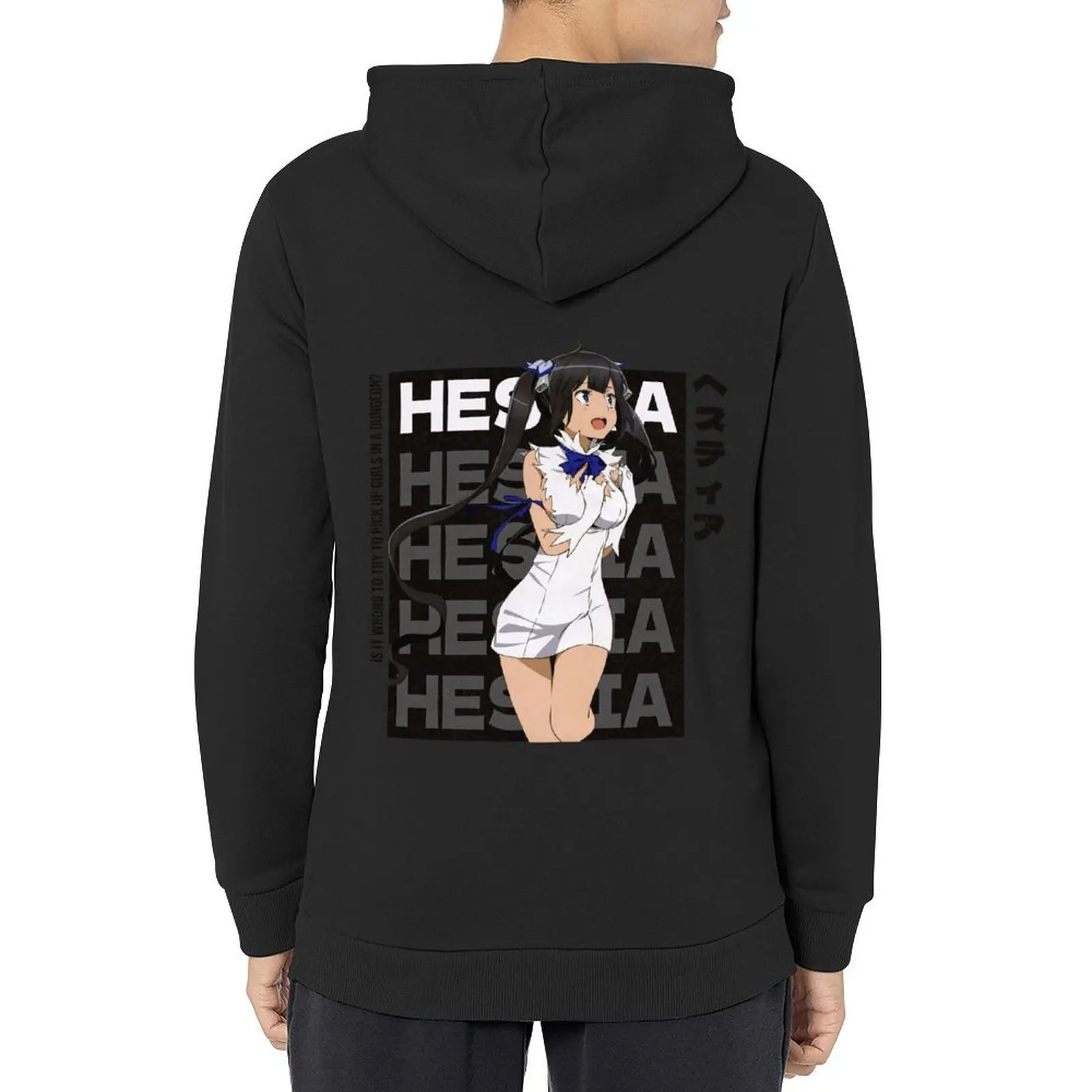 

Hestia Is It Wrong to Try to Pick Up Girls in a Dungeon Hoodie men clothes anime clothes men wear new hooded tee