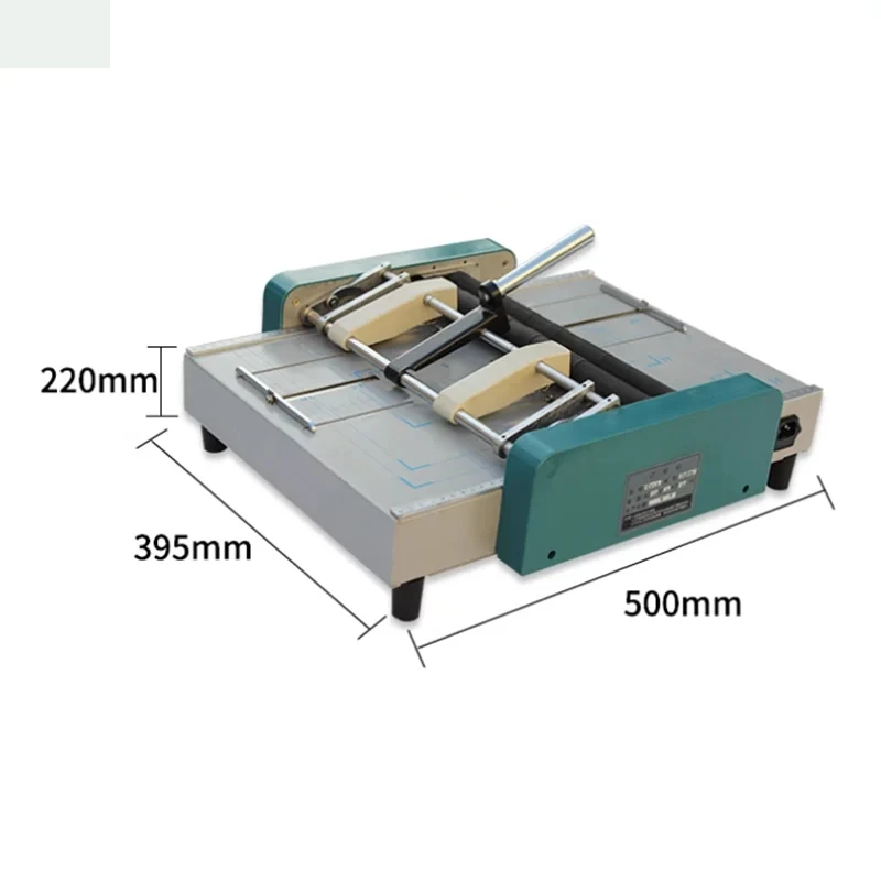 Libretto di carta Equitazione Sella Cucitrice Rilegatrice 220V Cucitrice elettrica Macchina piegatubi Piegatrice per carte