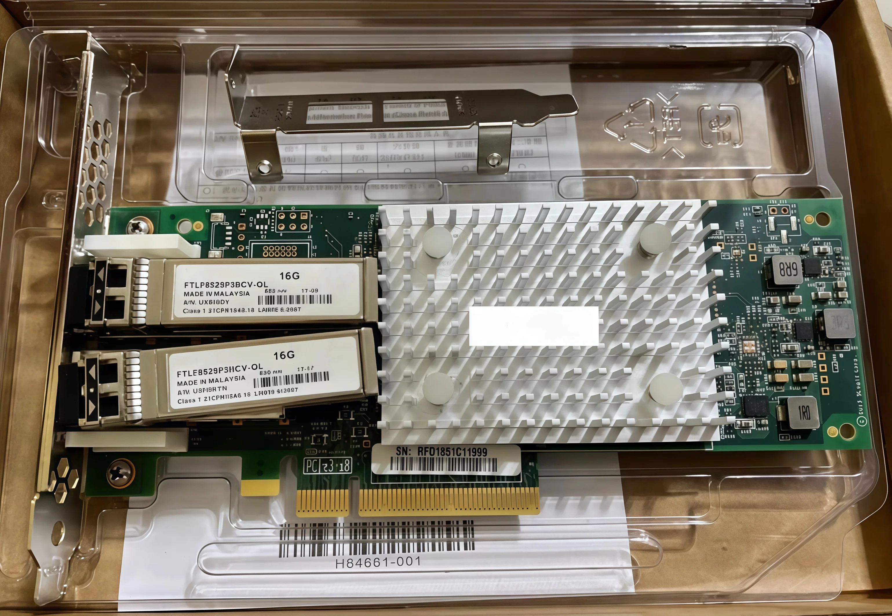 Brand new original QLE2692-SR 16G dual-port HBA card PCI-E 06030382 0 sold