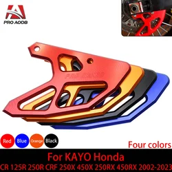 Rear Brake Caliper Guard Protector For KAYO Honda CR 125R 250R CRF 250X 450X 250RX 250R 450R 2002-2023 450RX Motocross Model Etc