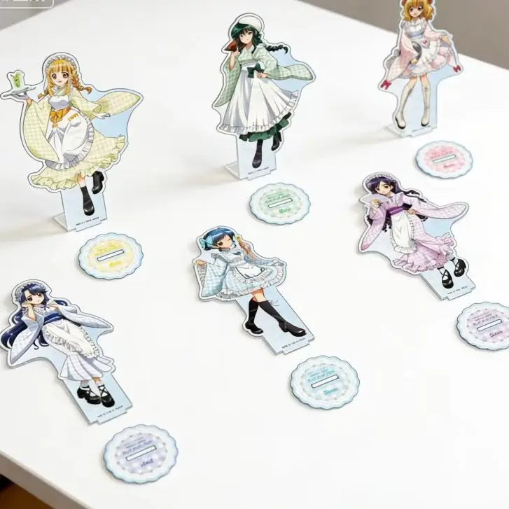 Anime Mermaid Melody Pichi Pitch Nanami Ruchia Luchia Acrylic Stand Figure Keychains Desktop Ornament Fans Gifts