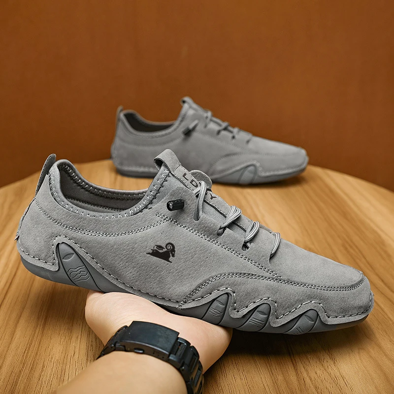 Sneakers Men Summer 2023 Casual Leather Shoes Luxury Italian Brand High Quality Loafers Shoes Fashion Moccasin Men Sports Shoes