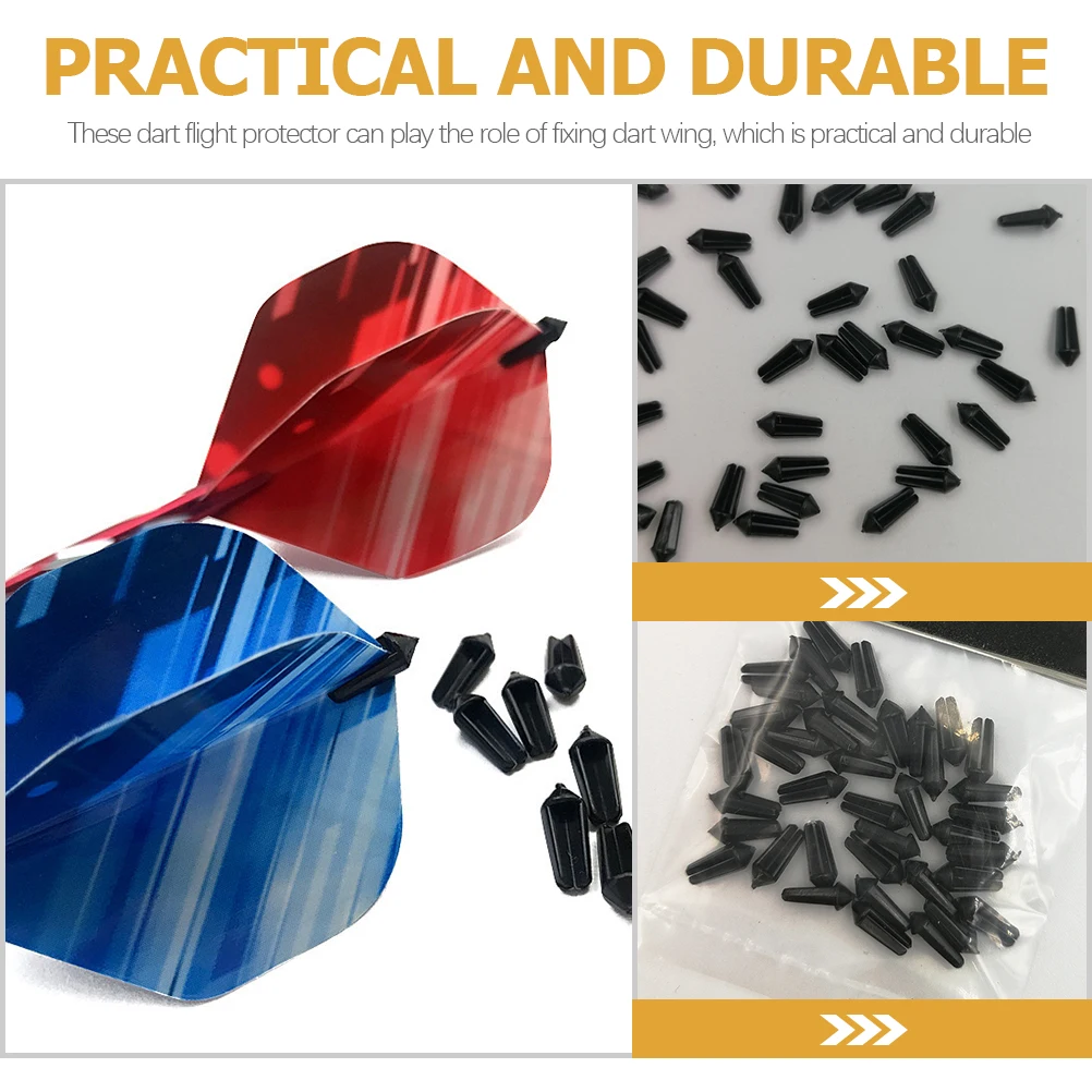 

40pcs Dart Flight Protectors Plastic 90 Degree Corrector Durable Replacement Parts Long Time Use Accessories Fine Workmanship