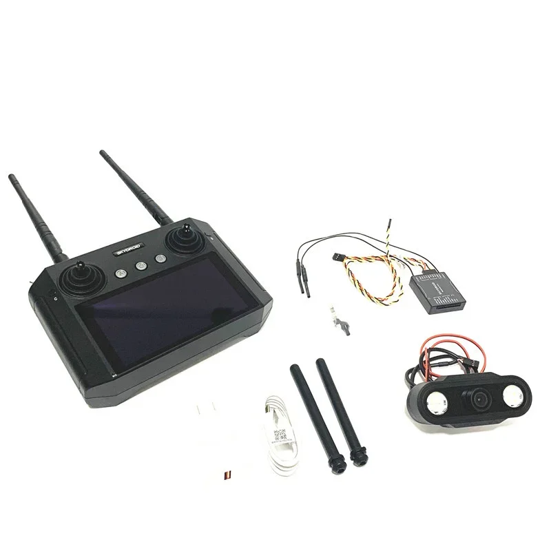 

Skydroid H12 12-Channel 2.4GHz Integrated 1080P Video Remote Control With receiver, PIX data cable, and optional camera